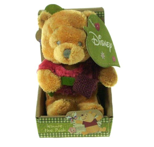 Childrens Toyshop  Toys : Loved by Nature Winnie the Pooh with Flower 10cm