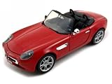 BMW Z8 Red 1:24 Diecast Model Car Motormax