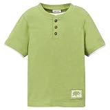 Toddler Boys' Cherokee Short-Sleeve Slub Henley - Leaf Green