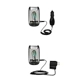 Essential Kit for the Motorola MOTOMING A1200 - includes Car and Wall Charger with Rapid Charge Technology - Gomadic Brand w/ TipExchange Technology