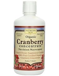 Only Natural Organic Cranberry Concentrate, 32-ounce