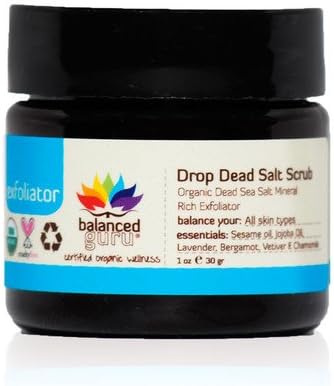 Drop Dead Salt Scrub Organic Dead Sea Salt Mineral Exfoliator