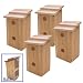 Lohasrus Bird Hotel (13715), Set of 4