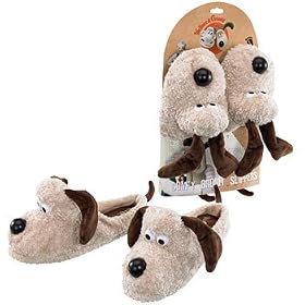 Wallace and Gromit Slippers UK Adult 8 - 11
