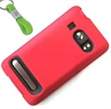 Red Sprint HTC Evo 4G Extended Battery Silicone Case with GizMax Silicone K ....