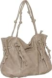 Oversized ''Sarah'' Shoulder Tote Bag - Taupe Grey or Black