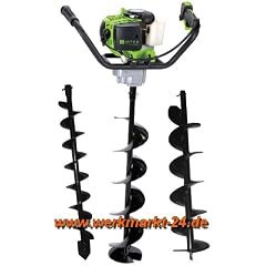 Zipper Erdbohrer  Erdbohrger�t 2,47 PS mit 3 Erdbohrer