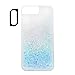 iPhone 7 Plus Case, Caka iPhone 7 Plus Hard Case Flowing Liquid Floating Luxury Bling Glitter Sparkle Case Cover Fashion Design for iPhone 7 Plus - (Blue)