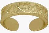10 Karat Yellow Gold Heart Toe Ring