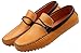 JiYe Men's Driving Shoes Leather Slip-On Loafer