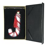 Kurt Adler Noble Gems Glass Candy Cane, Christmas Ornament