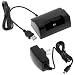 2-In-1 USB HotSync Cradle Desktop Charger with AC Adapter for HTC Touch Pro / Fuze Phone Smartphone