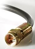 Mediabridge Ultra Series - Dual Shielded Coaxial Digital Audio Video Cable - F-Pin to F-Pin Gold Connector - 25ft