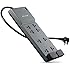 Belkin 8 Outlet Home/Office Surge Protector with 6-Foot Cord and Telephone Protection, BE108200-06