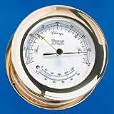 Weems & Plath Atlantis Collection Barometer and Thermometer Combination (Brass)