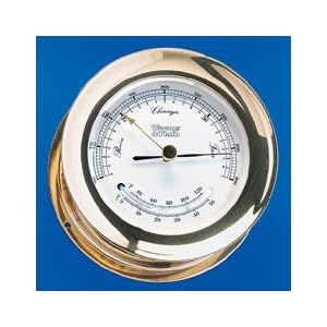 Weems and Plath Atlantis Collection Barometer and Thermometer Combination (Brass) by