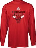 Chicago Bulls adidas Youth Primary Logo Long Sleeve T-Shirt