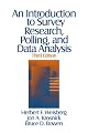 An Introduction to Survey Research, Polling, and Data Analysis
