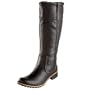 Timberland Women's Bethel Brogue Tall Boot,Black Oiled,9.5 M US
