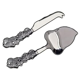 Arthur Court Butterfly Cheese Servers, Set of 2 by Arthur Court