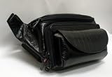 Leather Waist Pack with Front Glasses Pocket - Croc Print by Winn International