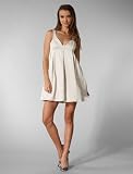 Dolan Cami Bubble Dress in Silver Ivory