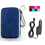 Genuine Carrying Case for DS Lite NDS Lite Nintendo DS Lite (7 Color Option) + BONUS CAR Charger Cigarette Lighter Adapter for Nintendo DS Lite Nitendo (Many Color Available) + Wisdom*Courage Wristband