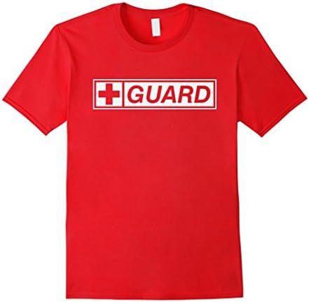 Men's Lifeguard Short Sleeve T-Shirt XL Red