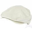 New Cotton Linen Duck Bill Lined Ivy Cab Cap Hat Medium Large Beige