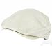 New Cotton Linen Duck Bill Lined Ivy Cab Cap Hat Medium Large Beige
