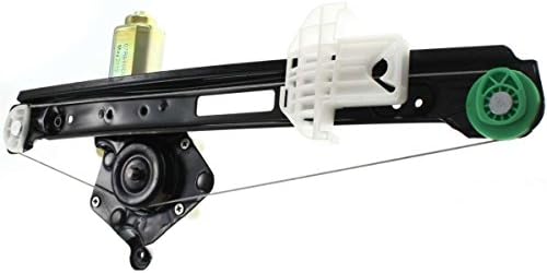 Diften 125-A3984-X01 - New Window Regulator Passenger Right Side Rear with motor Power RH Hand Sedan
