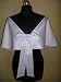 Brautstola, Bolero, Wei&szlig; zum Brautkleid