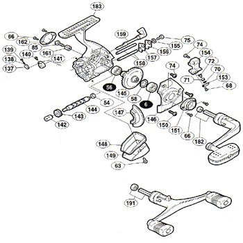 シマノ(SHIMANO) 98ツインパワー4000 パーツ:クロスギヤ輔カバー(部品NO156) 01346