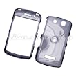 RIM Blackberry Storm 9530 Thunder 9500 Snap On Protector Hard Case Transparent Cover Smoke Grey