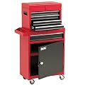 Latest Model CLARKE 5 DRAWER TOOL CHEST & WHEELED CABINET CTB5C