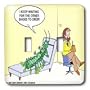 Londons Times Funny Medicine Cartoons - Centipede Psychiatry - Light Switch Covers - double toggle switch