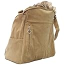 Anima Tan Suede Sling Bag Carrier