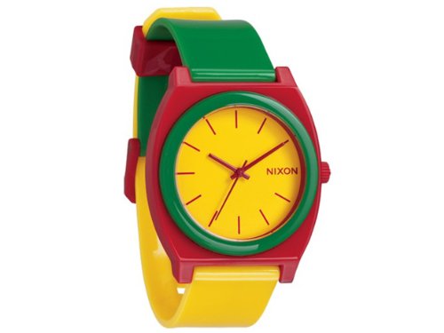 Nixon Time Teller P Watch Rasta, One Size