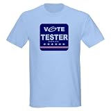 Vote Jon Tester Ash Grey T-Shirt Politics Light T-Shirt by CafePress