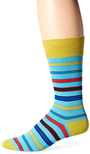 BUGATCHI Men's Ice Stripe Mens Fancy Sock