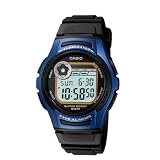 Casio Men's W213-2AVCF Basic Blue and Black Digital Watch ~ Casio