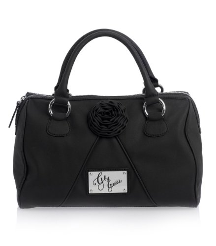 G by GUESS Miko Box Satchel, BLACK