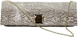 Chinese Laundry - CHINESE LAUNDRY Faux Snakeskin Clutch (BRN)