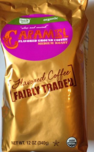 Fair Trade Organic Ground Coffee 12 Oz. (Caramel)
