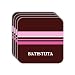 Personal Name Gift - "BATISTUTA" Set of 4 Mini-Mousepad Coasters (pink design)