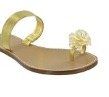 Juicy Couture - Women Juicy Couture 'Goldie' Toe Ring Flat Sandals,