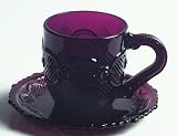 Avon 1876 (Cape Cod) Mug & Saucer - Ruby Pattern