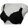 Lace Plunge Style Underwired Bra Black