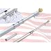 20ft Telescoping Flagpole with sewn nylon Valley Forge Flag