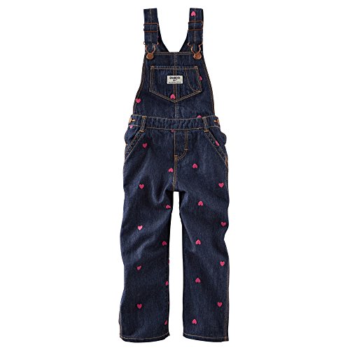 Osh Kosh Baby Girls Heart Schiffli Embroidered Overall (3 Months)